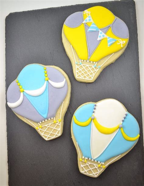 Hot Air Balloon Sugar Cookies