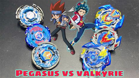 Pegasus Vs Valkyrie Beyblade Fight Burst Can Win Youtube