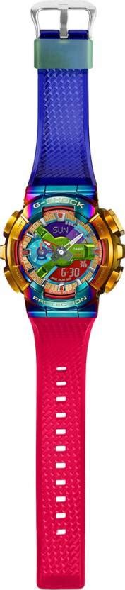 Casio G Shock Analog Digital Multi Color Dial Mens Watch GM 110RB 2A