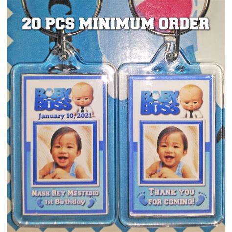 BOSS BABY | FREE LAYOUT | Personalized Keychain | 20PCS MINIMUM ...