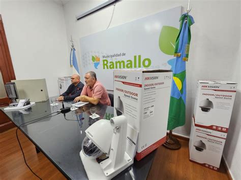 Ramallo Presentaros Las Nuevas Cámaras De Seguridad Para El Municipio