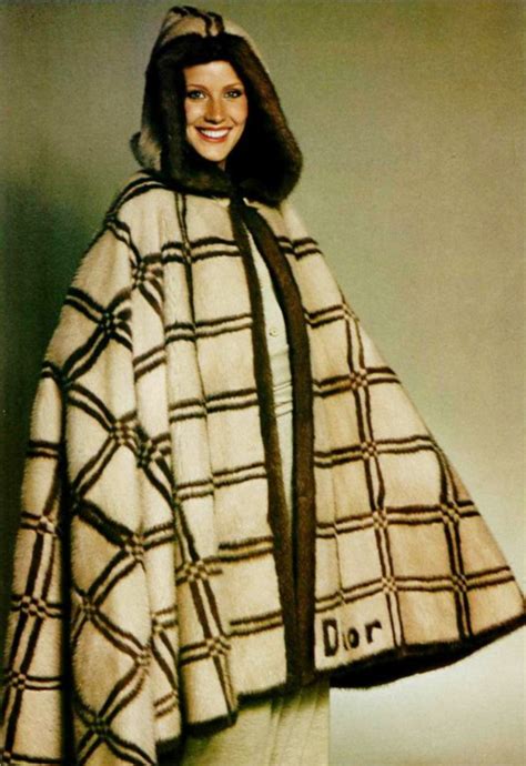 Christian Dior Cape L Officiel Magazine Christian Dior Seventies