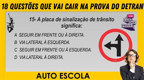 Perguntas Essenciais Que V O Cair Na Sua Prova Do Detran