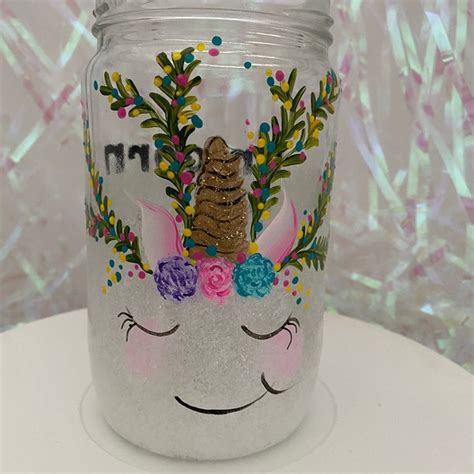 Unicorn Cookie Jar Etsy