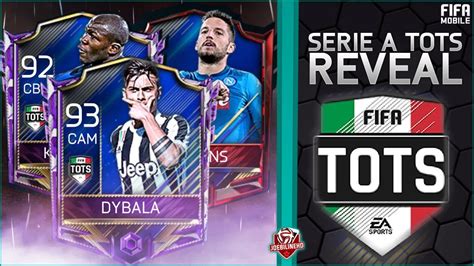 Serie A Tots Reveal Dybala Koulibaly Icardi Fifa Mobile