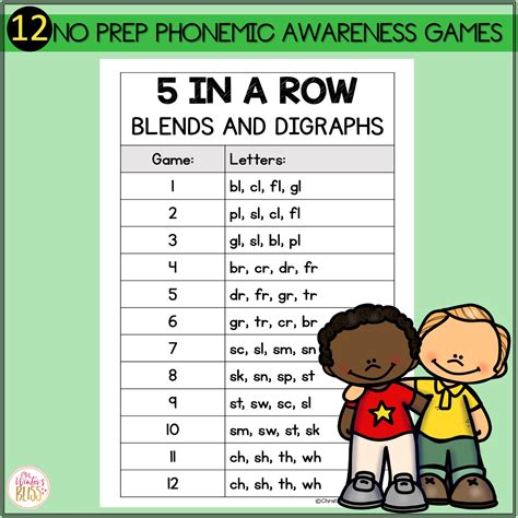 Free Printable Phonemic Awareness Worksheets