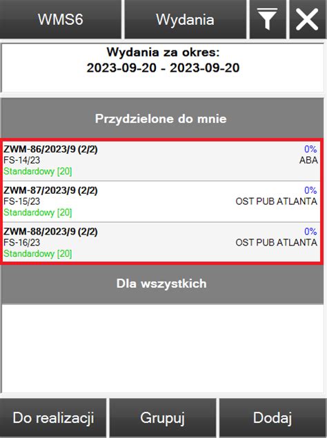 Kompletacja wielu zamówień z dodatkową weryfikacją Baza Wiedzy