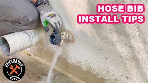 Hose Bib Installation Tips for Beginners | Home Repair Tutor