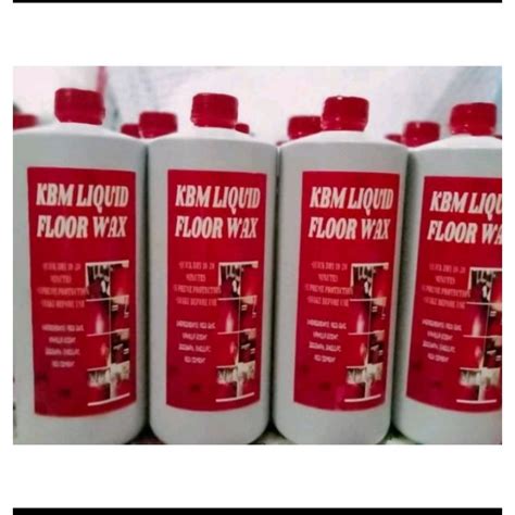 Kbm Liquid Floorwax 1liter Shopee Philippines