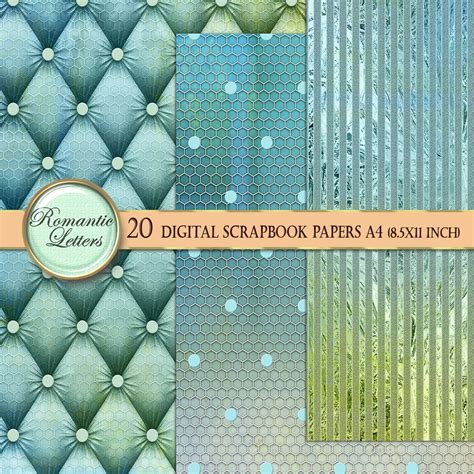 Vintage Digitale Papier Pack Scrapbook Achtergrond Papier Etsy