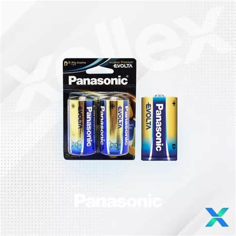 Pilas Grande Tipo D Alcalinas Panasonic Pack X 6 Unidades