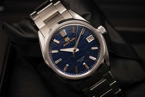 Grand Seiko Spring Drive Slga G Lake Suwa Blue Dial Limited Edition