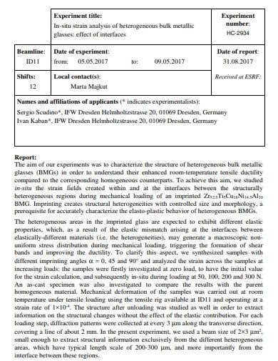 Free 9 Science Experiment Form Samples And Templates In Ms Word Pdf