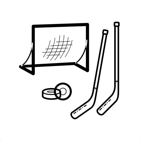 Hockey Net Clip Art