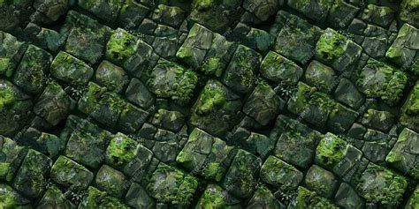 Premium Photo Seamless Rock Pattern Tileable Mossy Stone Dungeon