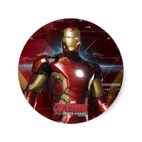 Iron Man Character Art Classic Round Sticker Iron Man Stickers Man Character Iron Man