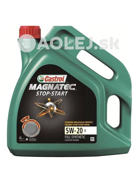 Castrol Magnatec Stop Start 5w 20 E 4l Aolej Sk Oleje Mazivá Filtre A Autopotreby