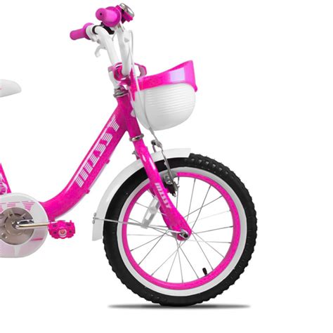 Bicicleta Aro 16 Missy Pro X Infantil Meninas Rodinhas Cor Rosa