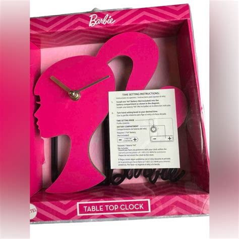 Mattel Wall Decor Nwt Barbie Table Top Clock Poshmark