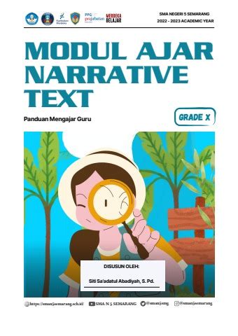 Modul Ajar Narrative Text For Grade X Saadaabadi Flip PDF AnyFlip