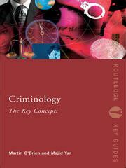 Criminology The Key Concepts 1st Edition Martin O Brien Majid Y