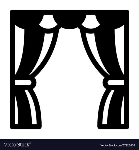 Curtains Royalty Free Vector Image - VectorStock