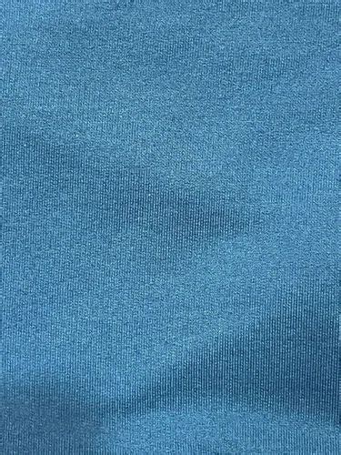 Blue Cotton Loop Knitted Fabric Plain Solids At Rs Kg In Ludhiana