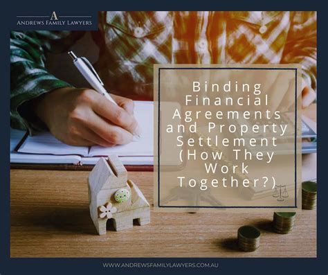 Binding Financial Agreements And Property Settlement Guide