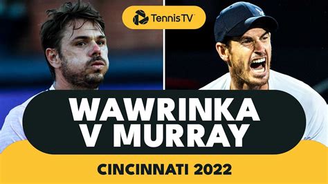 Stan Wawrinka Vs Andy Murray Battle Cincinnati Highlights Youtube