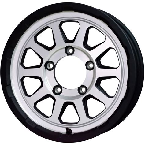 HOT STUFF オフ系 マットシルバー マッドクロス レンジャー 5 5J 16in IS20 PCD139 7 新品4本 スズキ ジムニー JB64 JB23 JA12 に