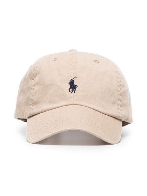 Polo Ralph Lauren Hat In Nude Neutrals Modesens
