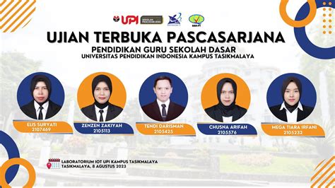 UJIAN TERBUKA PASCASARJANA PGSD UPI KAMPUS TASIKMALAYA TAHAP 2