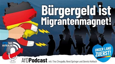 Bürgergeld zieht noch mehr Migranten an Hartz 4 und Bürgergeld AfD