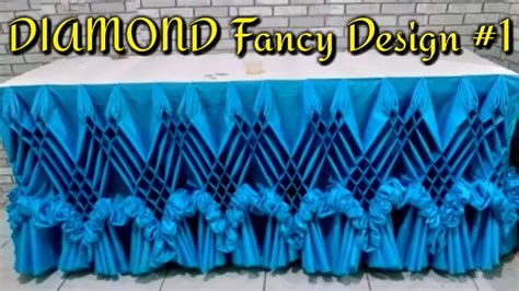 Diamond Fancy Design 1 Tutorial Table Skirtingdiamond Design Youtube