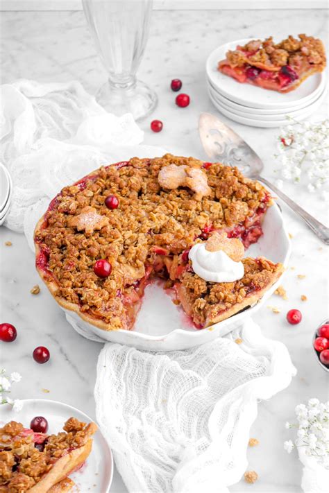 Apple Cranberry Crumble Pie - Bakers Table