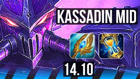 KASSADIN Vs AKALI MID 900 Games 9 3 7 Dominating KR Master