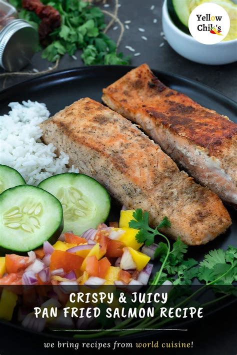 Pan Fried Salmon Fillet Recipe - Yellow Chili's