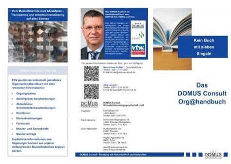 Das Domus Consult Org Handbuch Domus Ag