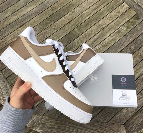 Custom Brown Air Force Ones Etsy