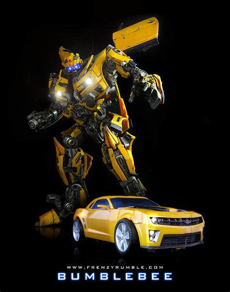 Bumblebee Movie Mixed Media By Frenzyrumble Pixels