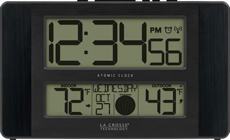 La Crosse Technology 513 1417bs Atomic Digital Clock With