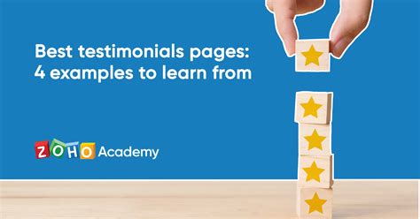 Best Testimonials Pages 4 Examples To Learn From Zoho Academy