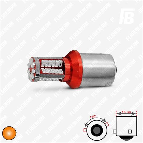 Лампа LED Цоколь 1156U (P21W, BAU15s, Смещение 150°), с Обманкой, 12 В ...