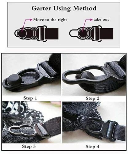 Women S Lace Garter Belt And Sheer Stockings Lingerie Set With Panty At