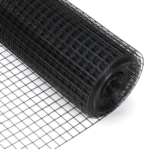 Xhfhenhce Hardware Cloth Inch Black Vinyl Coated Wire Mesh X