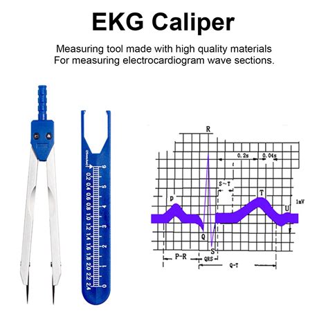 XWQ ECG Calipers High Precision Easy To Use Measuring Tool Professional