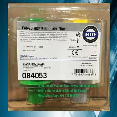 Fargo HDP 5000 Retransfer Film 084053 1500 Images HID Retransfer Film