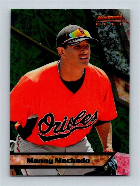 2011 Bowman Bowman S Best Prospects BBP55 Manny Machado RC EBay