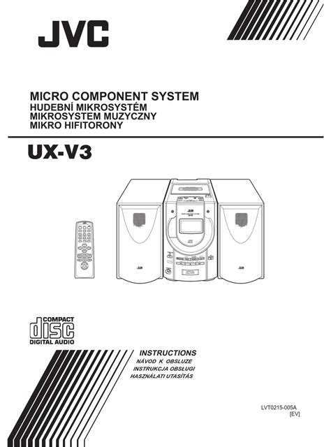 Jvc Ux V3 Instructions Pdf Download Manualslib