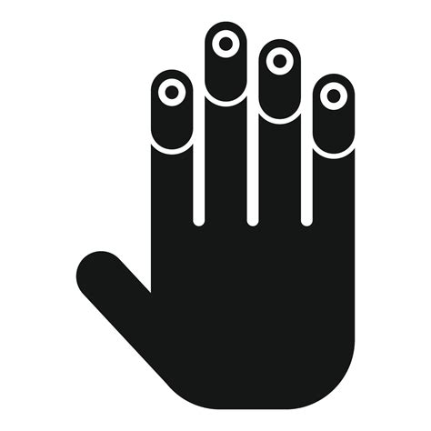 Automatic smart bio icon simple vector. Facial board 40269679 Vector